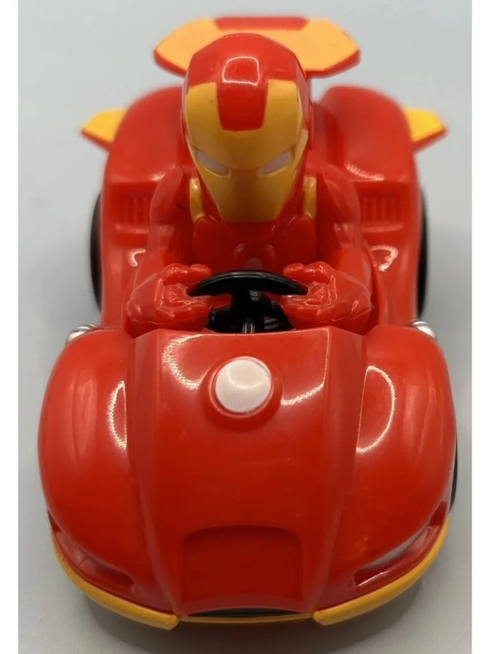 2019 Marvel Super Hero Adventures Iron Man Jam’n Pull Back Racecar
